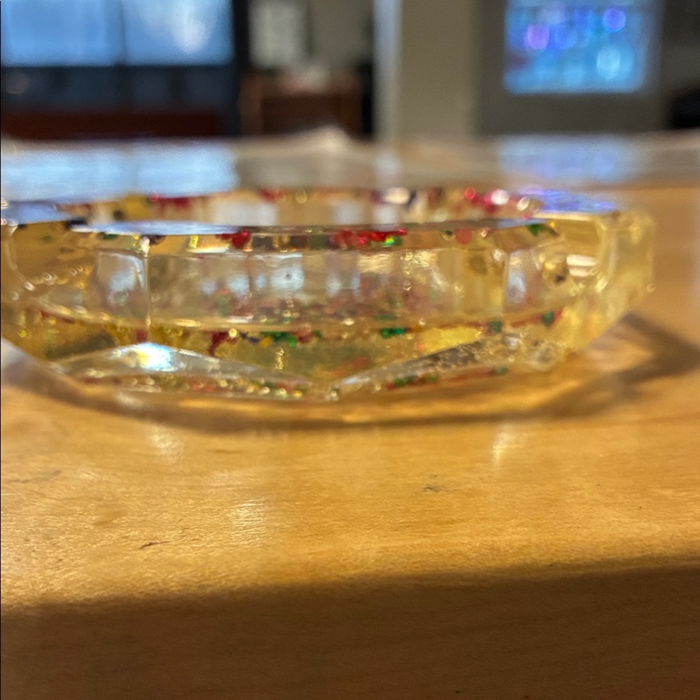Colorful Resin ashtray
